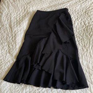 Ruffle hem skirt